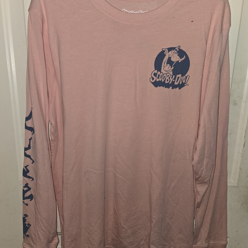 Scooby-Doo Pink Long Sleeve Tee